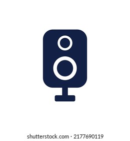 loudspeaker glyph icon design vector image
