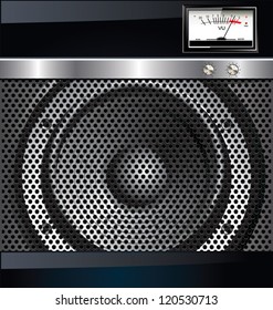 Loudspeaker grill background