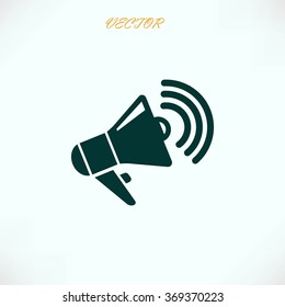 loudspeaker icon