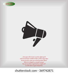loudspeaker icon