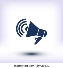 loudspeaker icon