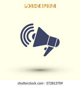 loudspeaker icon