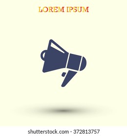 loudspeaker icon