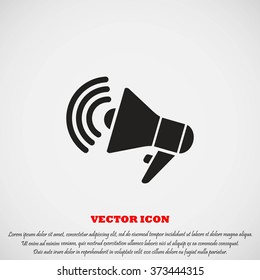 loudspeaker icon