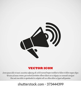 loudspeaker icon