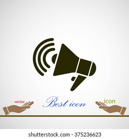 loudspeaker icon