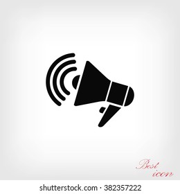 loudspeaker icon