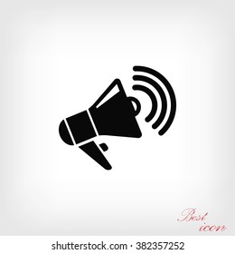 loudspeaker icon