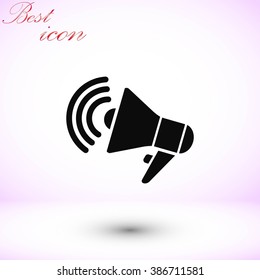 loudspeaker icon