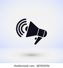 loudspeaker icon