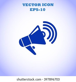 loudspeaker icon