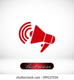 loudspeaker icon