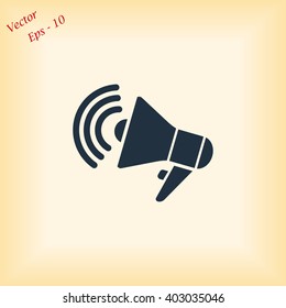 loudspeaker icon