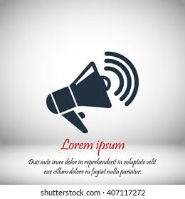 loudspeaker icon