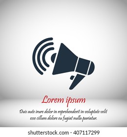 loudspeaker icon