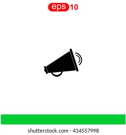 Loudspeaker icon.