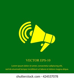 loudspeaker icon