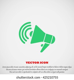 loudspeaker icon