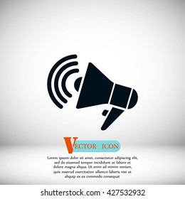 loudspeaker icon