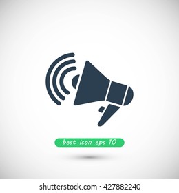 loudspeaker icon