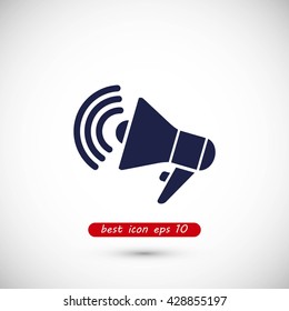 loudspeaker icon