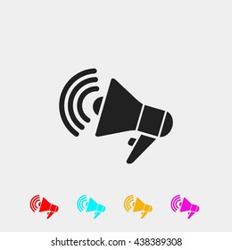 loudspeaker icon