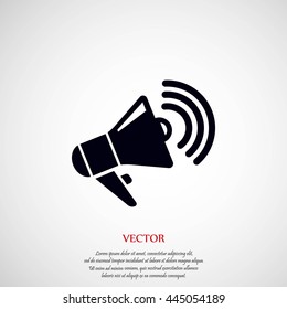 loudspeaker icon