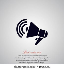 loudspeaker icon