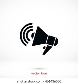 loudspeaker icon