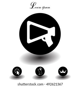 loudspeaker icon