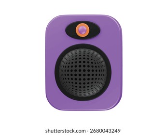  Icono de altavoz Ilustración 3D Render
