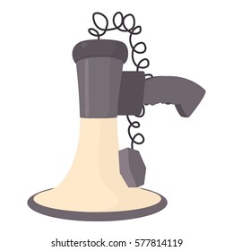 Loudspeaker icon. Cartoon illustration of loudspeaker vector icon for web