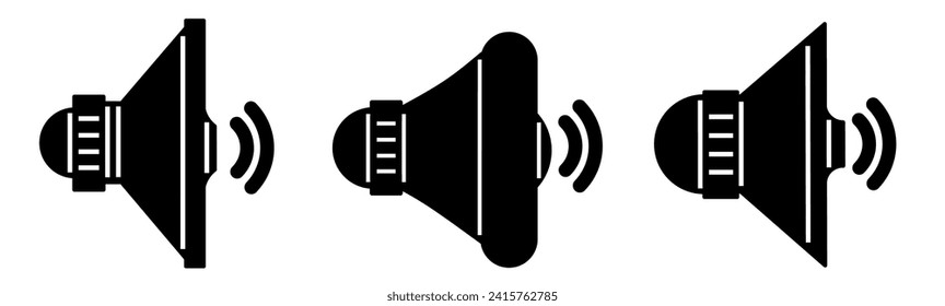 Loudspeaker icon. Collection vector illustration of icons for business. icon design.