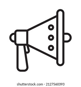 icono de altavoz, para banner de demostración, adecuado para aplicación web