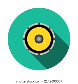 Loudspeaker Icon. Editable Bold Outline With Color Fill Design. Vector Illustration.