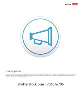 loudspeaker icon - EPS 10