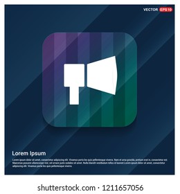 loudspeaker icon - Free vector icon