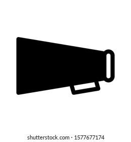 loudspeaker icon with glyph style. Suitable for website design, logo, app and ui.