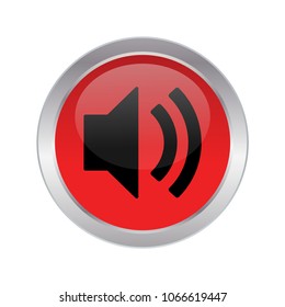 loudspeaker icon graphic template
