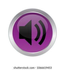 loudspeaker icon graphic template