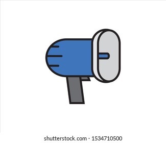 loudspeaker icon, loudspeaker icon illustration