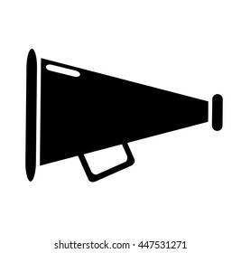 Loudspeaker icon isolated on white background. Vector art.