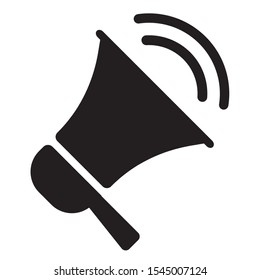 loudspeaker icon , loudhailer vector icon