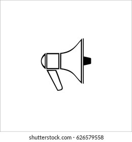 loudspeaker icon. megaphone icon