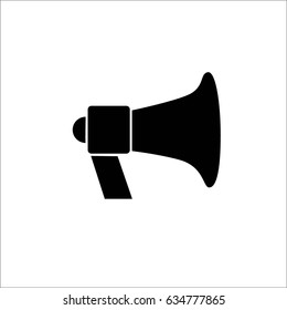 loudspeaker icon . megaphone icon