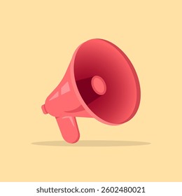 Loudspeaker icon, megaphone sign, vector illustration
