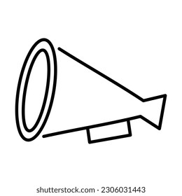 icono de altavoz, vector megáfono, ilustración de alto nivel