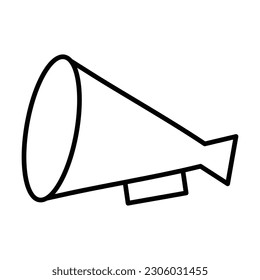 loudspeaker icon, megaphone vector, loud illustration