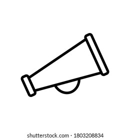 Icono del altavoz sobre fondo blanco