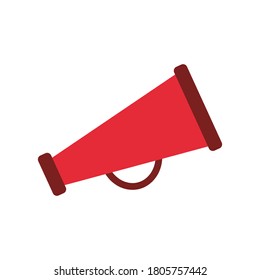 Loudspeaker icon on white background
